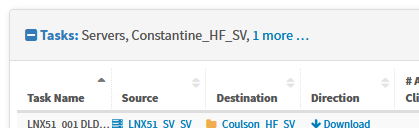 FileCatalyst Multi Selection tables header