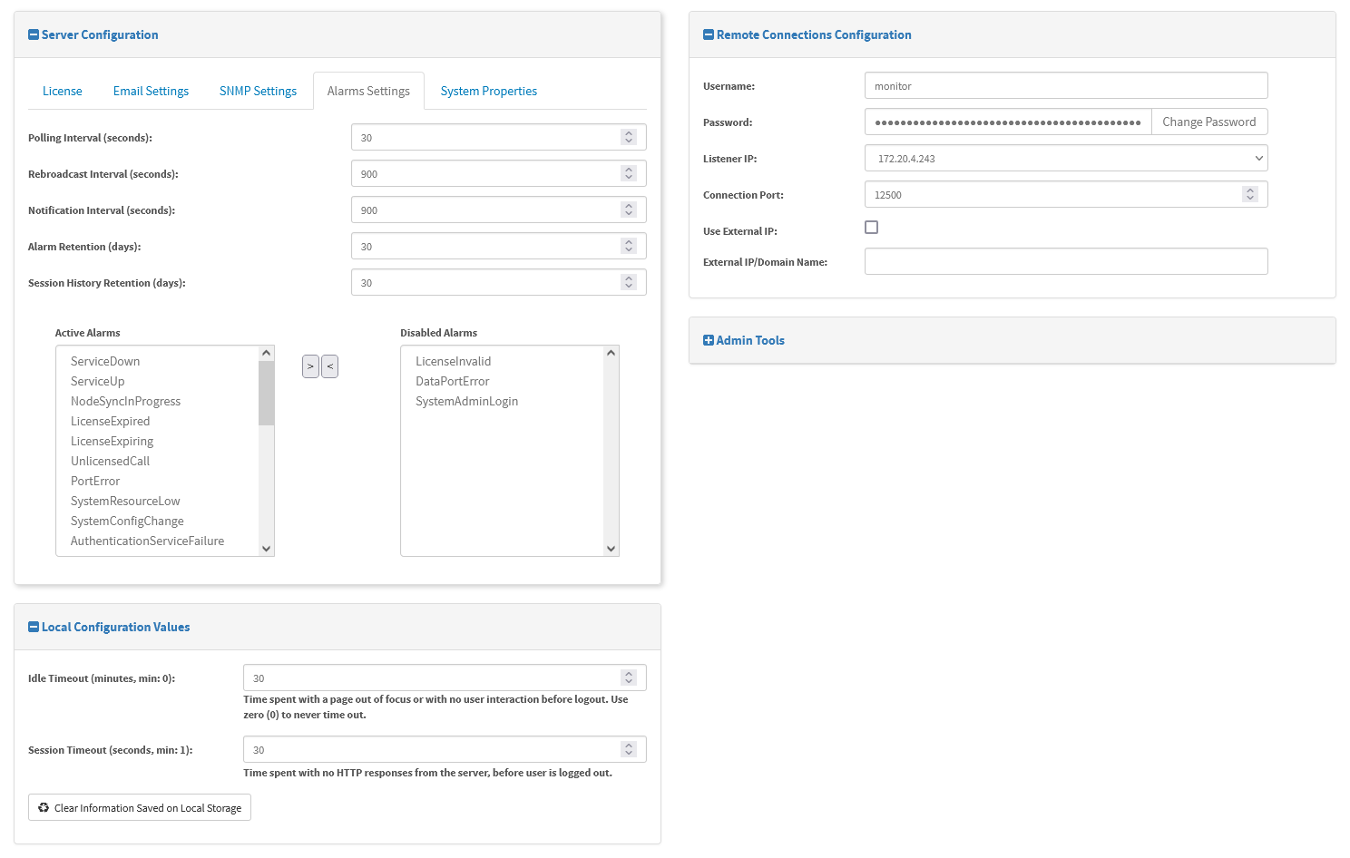 FileCatalyst Central Configuration
