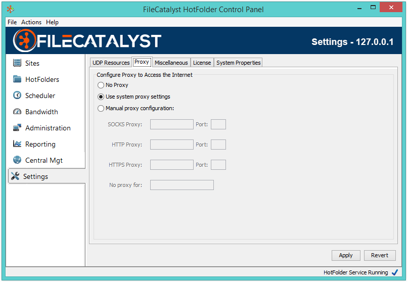 HotFolder License Screen